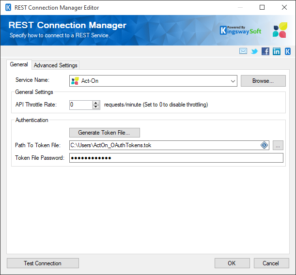 SSIS REST Act-On Connection Manager